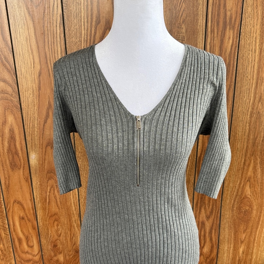 Express Zip Front Sweater M